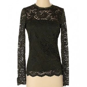Vero Moda Dark Green Lace Blouse